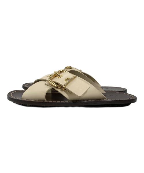 MARNI（マルニ）MARNI (マルニ) ストラップサンダル ベージュ サイズ:36の古着・服飾アイテム