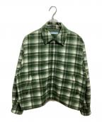 namelessnessー）の古着「CHECK BLOUSON」｜グリーン