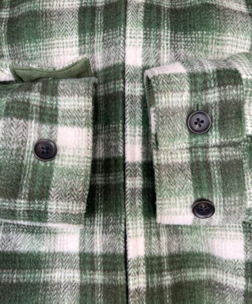 namelessness（ー）namelessness (ー) CHECK BLOUSON グリーン サイズ:2の古着・服飾アイテム