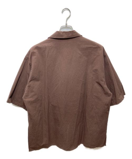 COLUMN（コラム）COLUMN (コラム) 半袖シャツ ブラウン サイズ:Lの古着・服飾アイテム