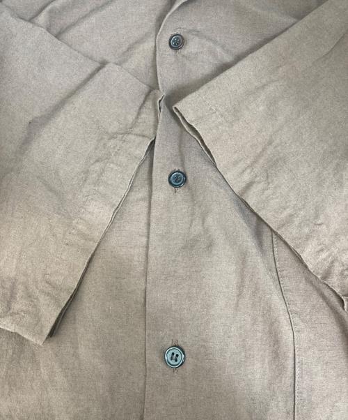 COLUMN（コラム）COLUMN (コラム) 半袖シャツ ブラウン サイズ:Lの古着・服飾アイテム