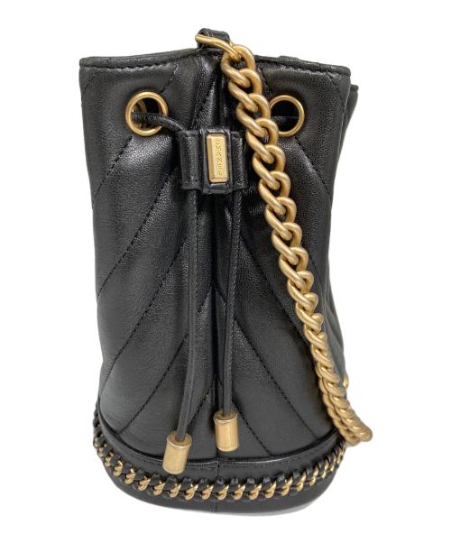 CHANEL（シャネル）CHANEL (シャネル) シェブロン Vステッチココマークチェーン巾着バッグの古着・服飾アイテム