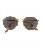 RAY-BANレイバン）の古着「サングラス　ROUND METAL」｜ゴールド