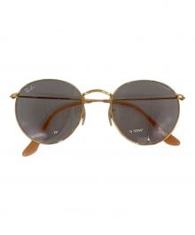 RAY-BAN（レイバン）の古着「サングラス　ROUND METAL」｜ゴールド