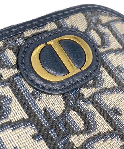 Christian Dior（クリスチャン ディオール）Christian Dior (クリスチャン ディオール) 30MONTAIGNEフォンホルダー ネイビーの古着・服飾アイテム