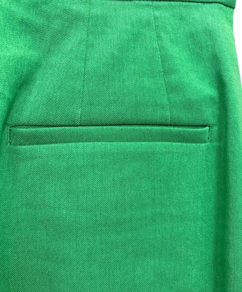BALLSEY（ボールジィ）BALLSEY (ボールジィ) トリアセテートリネンストレッチ タイトロングスカート グリーン サイズ:34の古着・服飾アイテム