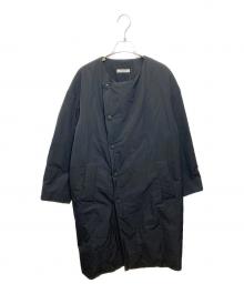 MACPHEE（マカフィー）の古着「ポリエステルコットンダウン ノーカラーコート」｜ブラック