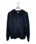 C.P COMPANY（シーピーカンパニー）の古着「LIGHT FLEECE ZIP HOODED LENS SWEATSHIRT」｜ブラック