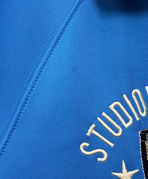 STUDIO D'ARTISAN（ステュディオダルチザン）STUDIO D'ARTISAN (ステュディオダルチザン) 刺繍トラックジャケット ブルー サイズ:Mの古着・服飾アイテム