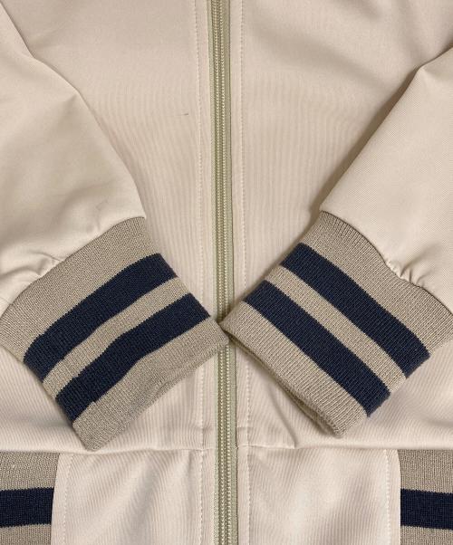 STUDIO D'ARTISAN（ステュディオダルチザン）STUDIO D'ARTISAN (ステュディオダルチザン) ロゴ刺繍トラックジャケット ベージュ サイズ:Lの古着・服飾アイテム
