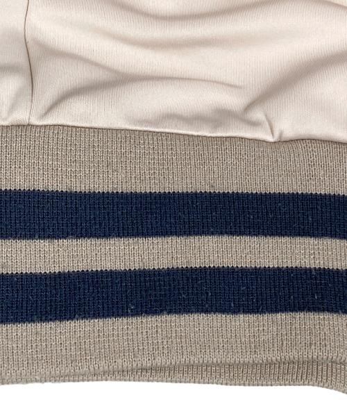 STUDIO D'ARTISAN（ステュディオダルチザン）STUDIO D'ARTISAN (ステュディオダルチザン) ロゴ刺繍トラックジャケット ベージュ サイズ:Lの古着・服飾アイテム