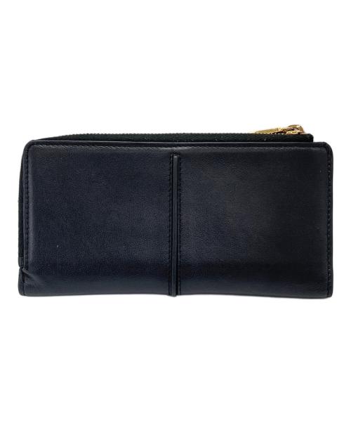 TOD'S（トッズ）TOD'S (トッズ) 長財布　Tタイムレス ブラックの古着・服飾アイテム
