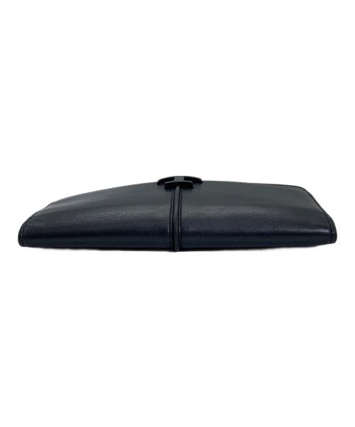 TOD'S（トッズ）TOD'S (トッズ) 長財布　Tタイムレス ブラックの古着・服飾アイテム