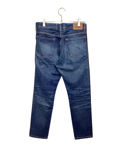 JUNYA WATANABE COMME des GARCONS（(ジュンヤワタナベ コムデギャルソン）JUNYA WATANABE COMME des GARCONS ((ジュンヤワタナベ コムデギャルソン) サイドラインデニムパンツ ブラック サイズ:XSの古着・服飾アイテム