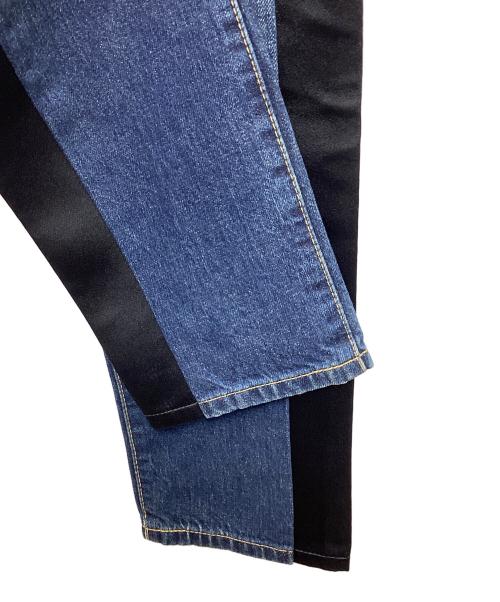 JUNYA WATANABE COMME des GARCONS（(ジュンヤワタナベ コムデギャルソン）JUNYA WATANABE COMME des GARCONS ((ジュンヤワタナベ コムデギャルソン) サイドラインデニムパンツ ブラック サイズ:XSの古着・服飾アイテム