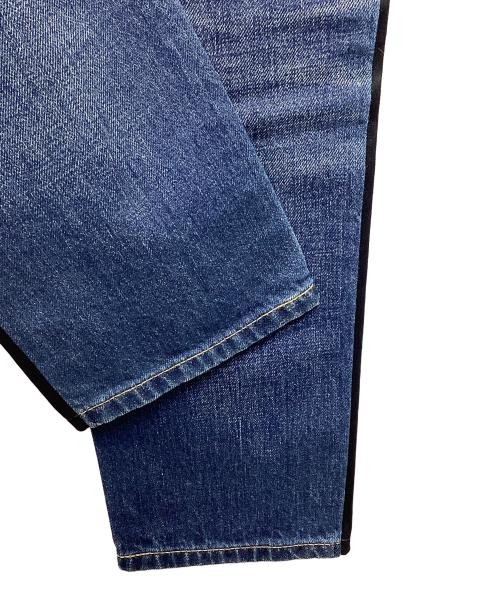 JUNYA WATANABE COMME des GARCONS（(ジュンヤワタナベ コムデギャルソン）JUNYA WATANABE COMME des GARCONS ((ジュンヤワタナベ コムデギャルソン) サイドラインデニムパンツ ブラック サイズ:XSの古着・服飾アイテム