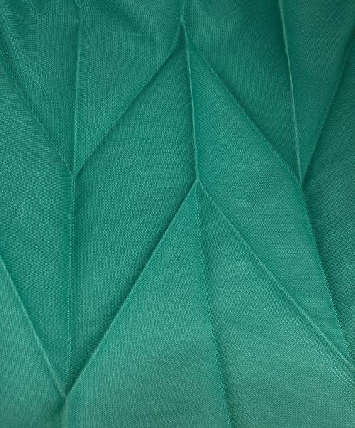 ISSEY MIYAKE（イッセイミヤケ）ISSEY MIYAKE (イッセイミヤケ) iittala (イッタラ) 折りたたみプリーツトートバッグ グリーンの古着・服飾アイテム