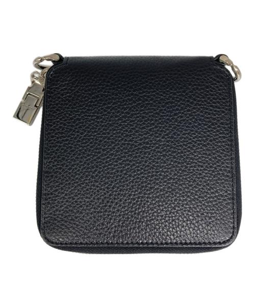 GIVENCHY（ジバンシィ）GIVENCHY (ジバンシィ) ショルダーストラップ付きウォレット ブラックの古着・服飾アイテム