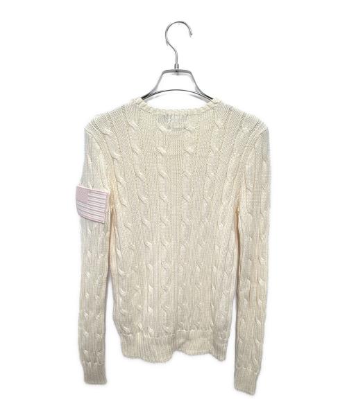 POLO RALPH LAUREN（ポロ・ラルフローレン）POLO RALPH LAUREN (ポロ・ラルフローレン) ニット アイボリー サイズ:Sの古着・服飾アイテム
