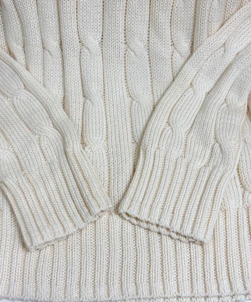 POLO RALPH LAUREN（ポロ・ラルフローレン）POLO RALPH LAUREN (ポロ・ラルフローレン) ニット アイボリー サイズ:Sの古着・服飾アイテム