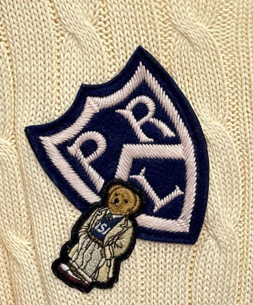 POLO RALPH LAUREN（ポロ・ラルフローレン）POLO RALPH LAUREN (ポロ・ラルフローレン) ニット アイボリー サイズ:Sの古着・服飾アイテム