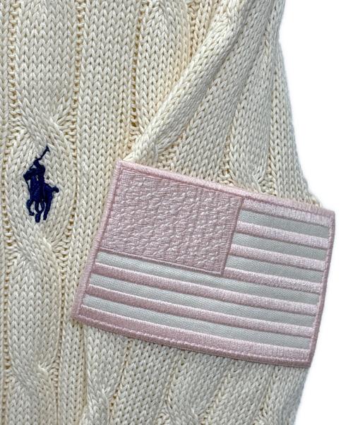 POLO RALPH LAUREN（ポロ・ラルフローレン）POLO RALPH LAUREN (ポロ・ラルフローレン) ニット アイボリー サイズ:Sの古着・服飾アイテム