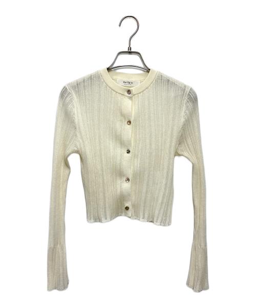 HER LIP TO（ハーリップトゥ）Her lip to (ハーリップトゥ) カーディガン ホワイト サイズ:Mの古着・服飾アイテム