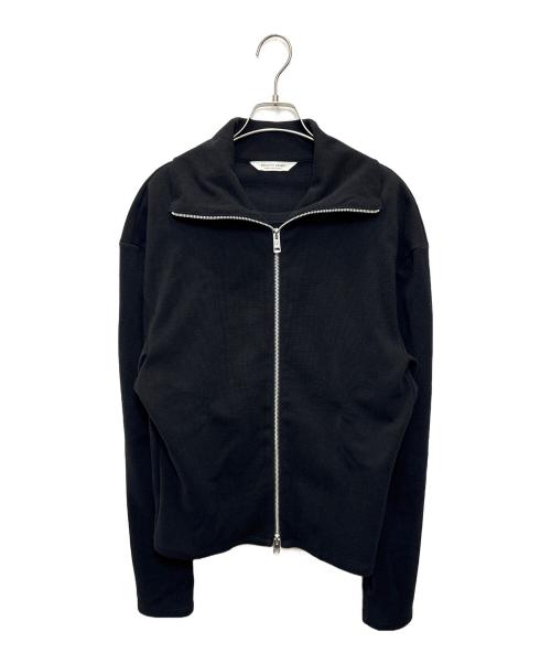 beautiful people（ビューティフルピープル）beautiful people (ビューティフルピープル) double-front ELS surf cotton cardigan ブラック サイズ:40の古着・服飾アイテム