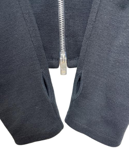 beautiful people（ビューティフルピープル）beautiful people (ビューティフルピープル) double-front ELS surf cotton cardigan ブラック サイズ:40の古着・服飾アイテム