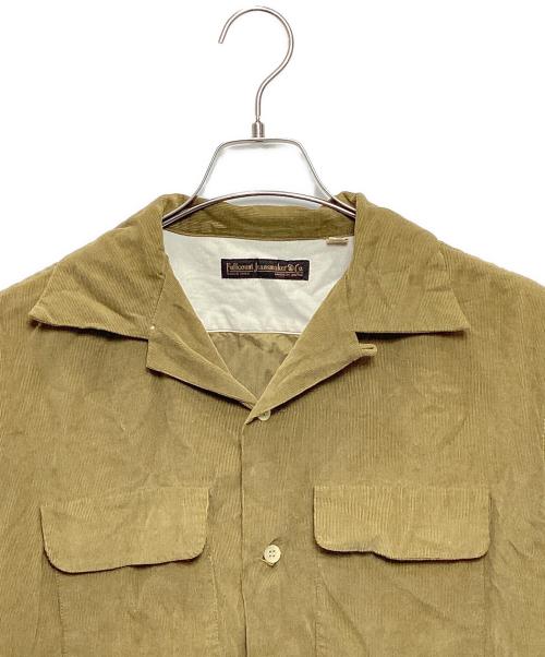 FULLCOUNT（フルカウント）FULLCOUNT (フルカウント) CORDUROY OPEN COLLAR SHIRTS ベージュ サイズ:40の古着・服飾アイテム