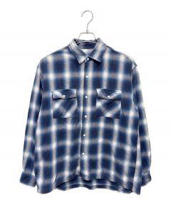 中古・古着通販】stussy (ステューシー) オンブレチェックシャツ