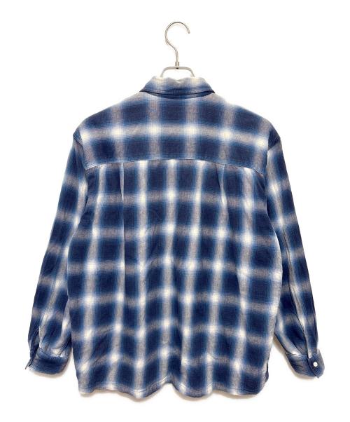 BIG MIKE（ビックマイク）BIG MIKE (ビックマイク) チェックシャツ ブルー サイズ:Lの古着・服飾アイテム