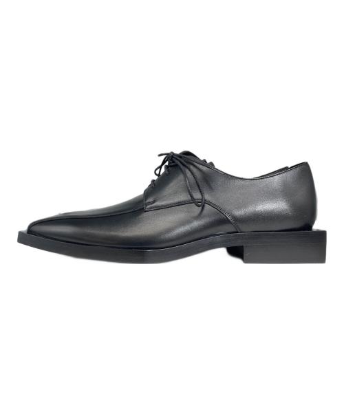BALENCIAGA（バレンシアガ）BALENCIAGA (バレンシアガ) スクエアトゥダービーシューズ ブラック サイズ:43の古着・服飾アイテム