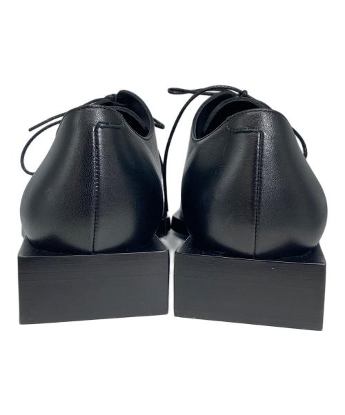 BALENCIAGA（バレンシアガ）BALENCIAGA (バレンシアガ) スクエアトゥダービーシューズ ブラック サイズ:43の古着・服飾アイテム