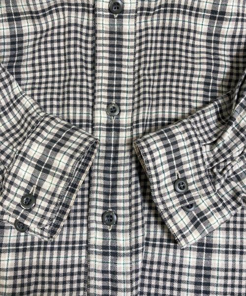 ISSEY MIYAKE（イッセイミヤケ）ISSEY MIYAKE (イッセイミヤケ) チェックシャツ グレー サイズ:Mの古着・服飾アイテム