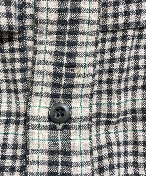 ISSEY MIYAKE（イッセイミヤケ）ISSEY MIYAKE (イッセイミヤケ) チェックシャツ グレー サイズ:Mの古着・服飾アイテム
