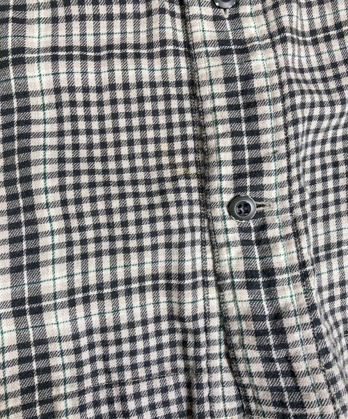 ISSEY MIYAKE（イッセイミヤケ）ISSEY MIYAKE (イッセイミヤケ) チェックシャツ グレー サイズ:Mの古着・服飾アイテム