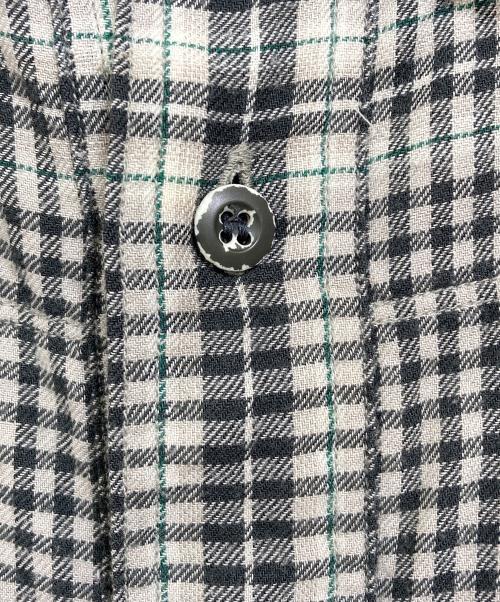ISSEY MIYAKE（イッセイミヤケ）ISSEY MIYAKE (イッセイミヤケ) チェックシャツ グレー サイズ:Mの古着・服飾アイテム
