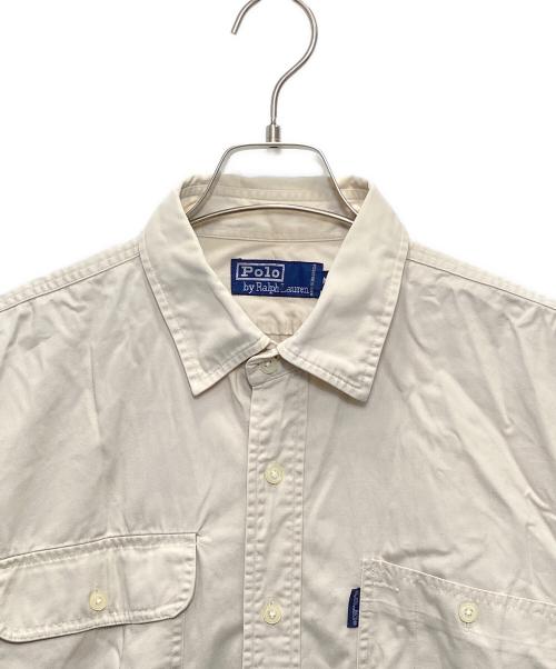 POLO RALPH LAUREN（ポロ・ラルフローレン）POLO RALPH LAUREN (ポロ・ラルフローレン) シャツ アイボリー サイズ:Mの古着・服飾アイテム