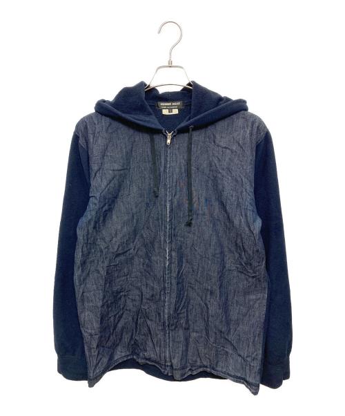 COMME des GARCONS HOMME DEUX（コムデギャルソン オム ドゥ）COMME des GARCONS HOMME DEUX (コムデギャルソン オム ドゥ) フーデッドジャケット ネイビー サイズ:Lの古着・服飾アイテム
