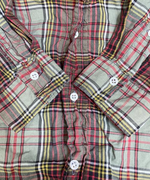 POLO RALPH LAUREN（ポロ・ラルフローレン）POLO RALPH LAUREN (ポロ・ラルフローレン) チェックシャツ オリーブ サイズ:15 1/2-34の古着・服飾アイテム