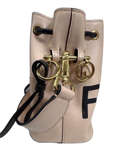 FENDI（フェンディ）FENDI (フェンディ) 巾着ショルダーバッグ　モントレゾール ピンクの古着・服飾アイテム