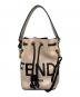 FENDI（フェンディ）の古着「巾着ショルダーバッグ　モントレゾール」｜ピンク