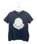 MONCLERモンクレール）の古着「プリントTシャツ」｜ブラック