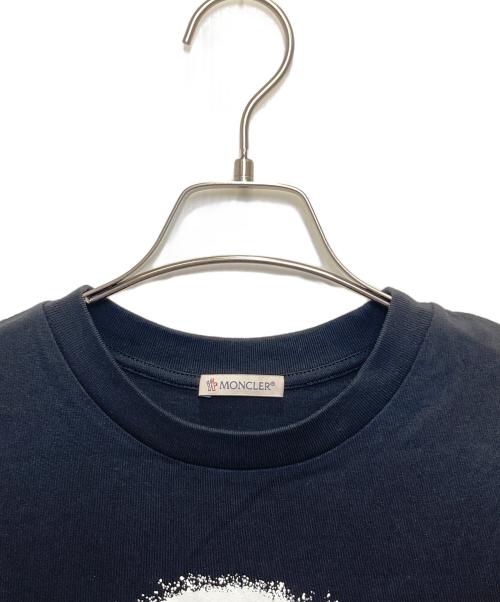 MONCLER（モンクレール）MONCLER (モンクレール) プリントTシャツ ブラック サイズ:Sの古着・服飾アイテム