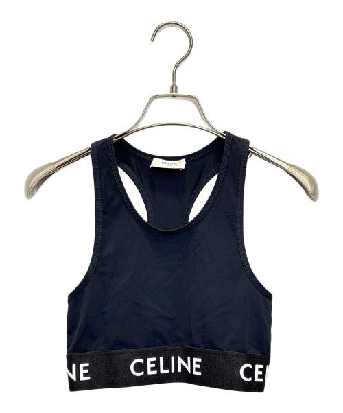 CELINE（セリーヌ）CELINE (セリーヌ) テクニカルジャージーチューブトップ ブラック サイズ:XSの古着・服飾アイテム