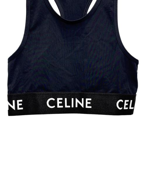 CELINE（セリーヌ）CELINE (セリーヌ) テクニカルジャージーチューブトップ ブラック サイズ:XSの古着・服飾アイテム