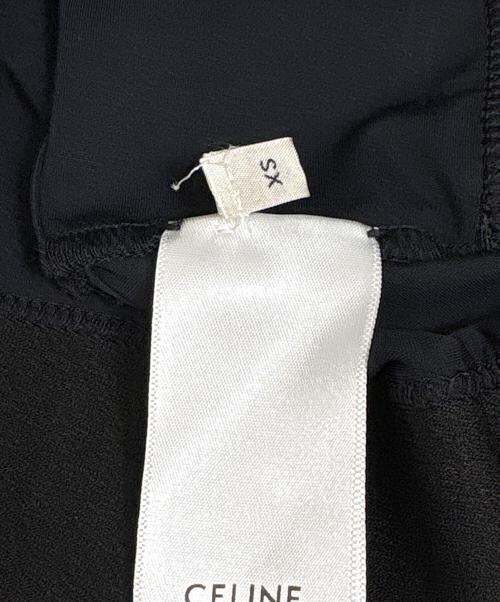 CELINE（セリーヌ）CELINE (セリーヌ) テクニカルジャージーチューブトップ ブラック サイズ:XSの古着・服飾アイテム