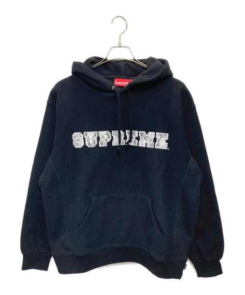 SUPREME（シュプリーム）SUPREME (シュプリーム) Lace Hooded Sweatshirt ブラック サイズ:Mediumの古着・服飾アイテム