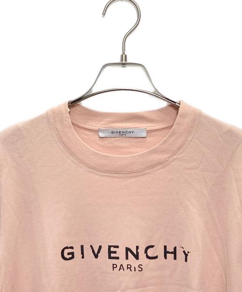 GIVENCHY（ジバンシィ）GIVENCHY (ジバンシィ) ロゴTシャツ ピンク サイズ:Mの古着・服飾アイテム